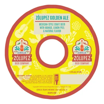 Zólupez Golden Ale label