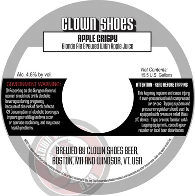 Apple Crispy label