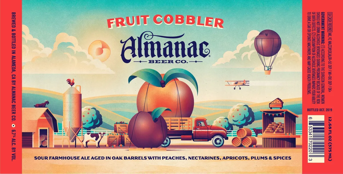 Fruit Cobbler — full label as filed with TTB