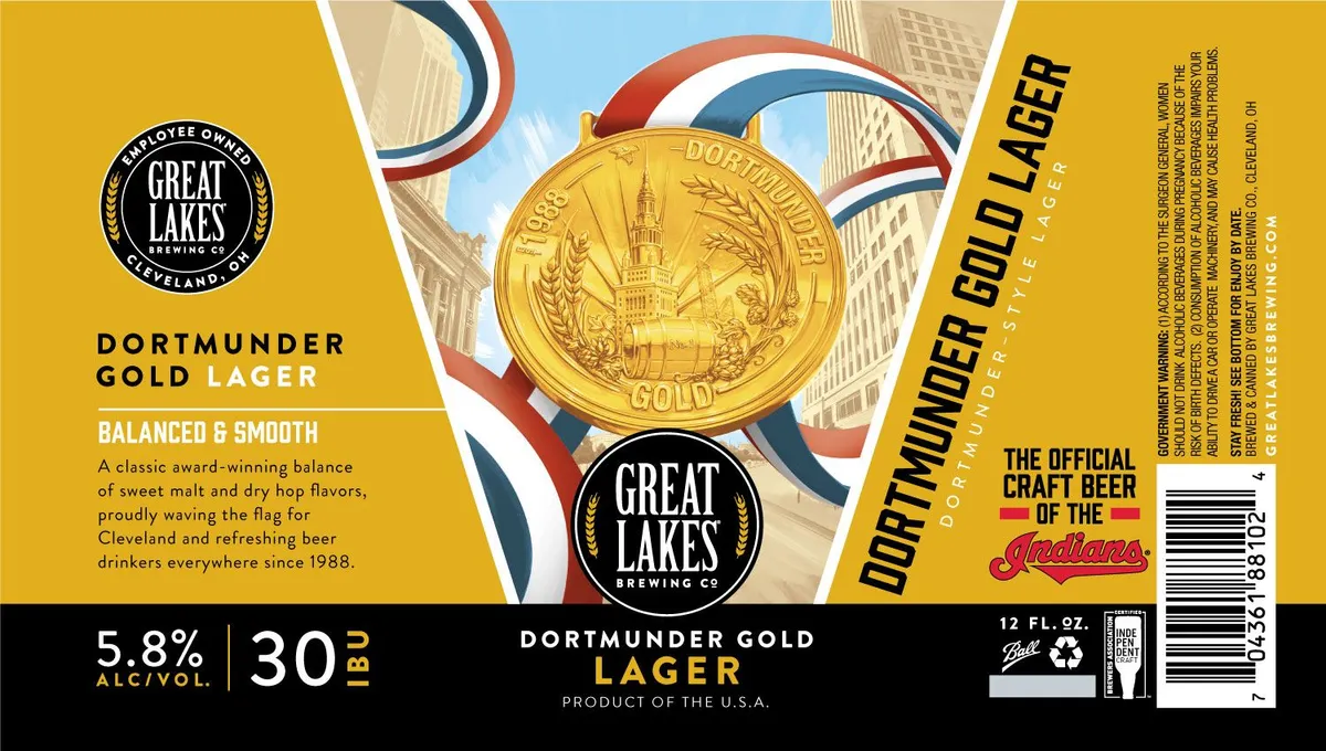 Dortmunder Gold Lager — full label as filed with TTB