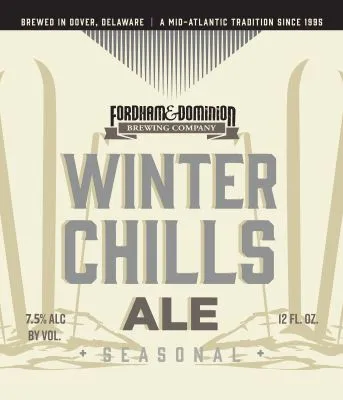 Winter Chills Ale label