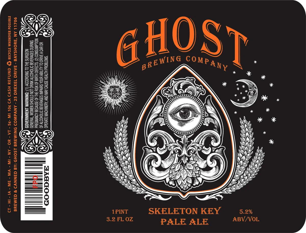 Skeleton Key Pale Ale — full label as filed with TTB