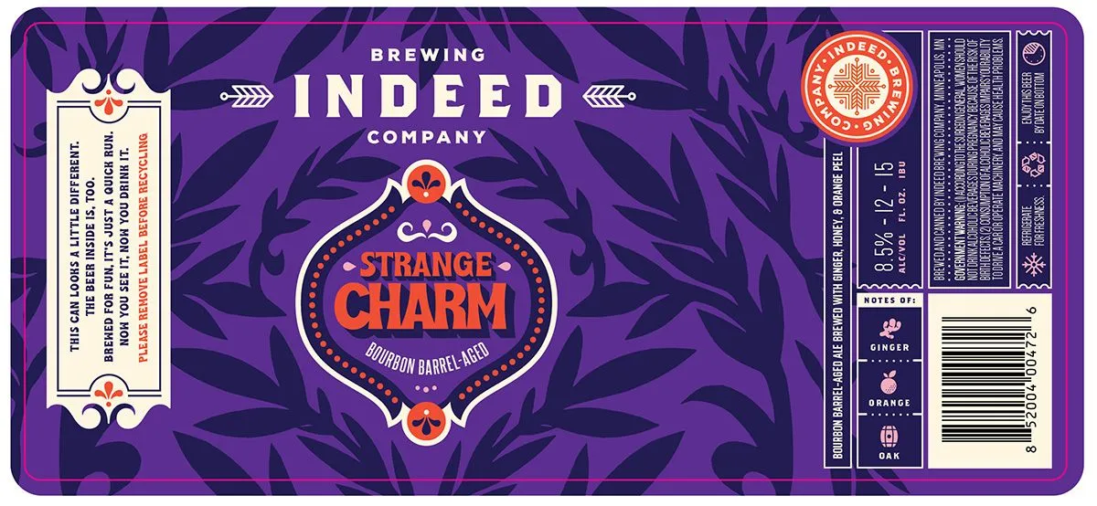 Strange Charm — full label as filed with TTB