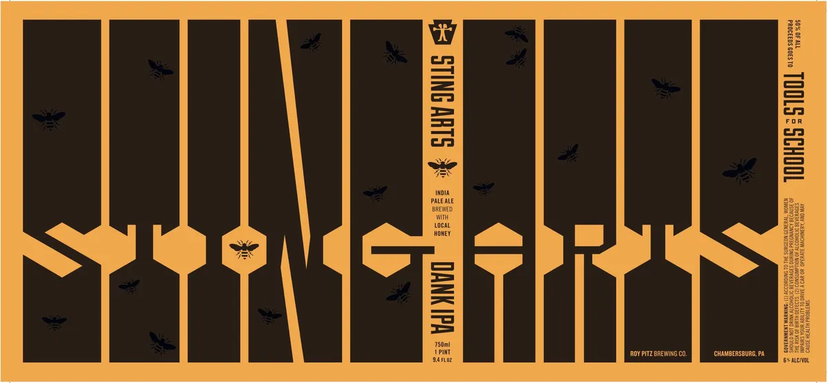Sting Arts Dank IPA — full label as filed with TTB