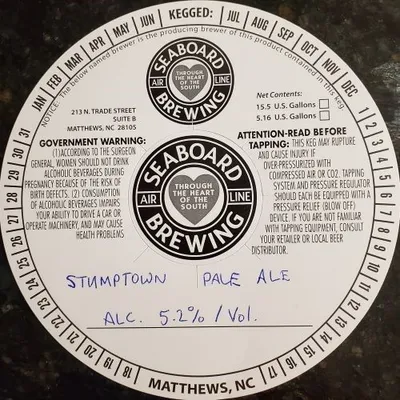 Stumptown Pale Ale label