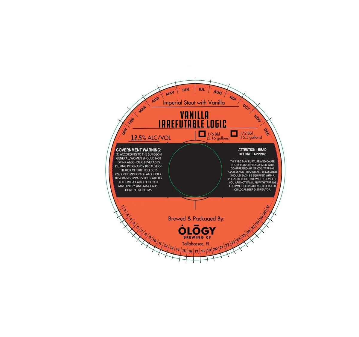 Vanilla Irrefutable Logic — full label as filed with TTB