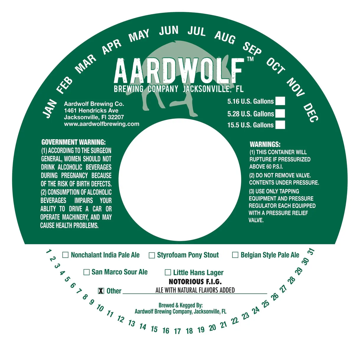 Notorious F.I.G. — full label as filed with TTB