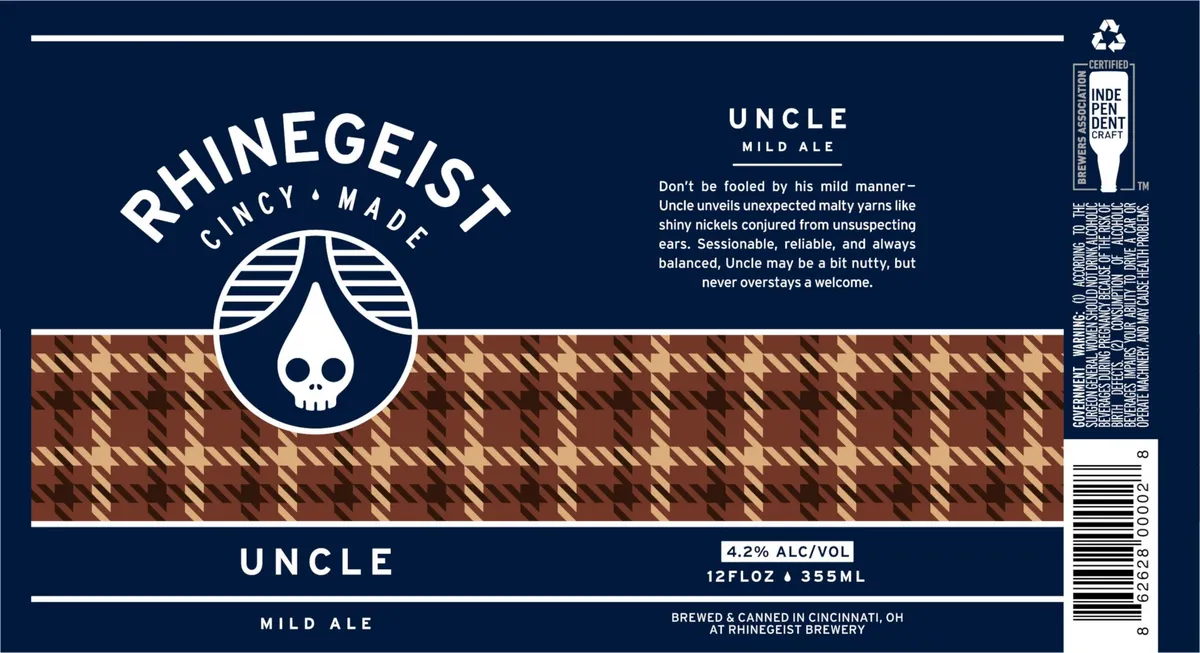 Uncle — full label as filed with TTB