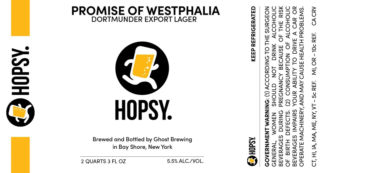 Promise of Westphalia label