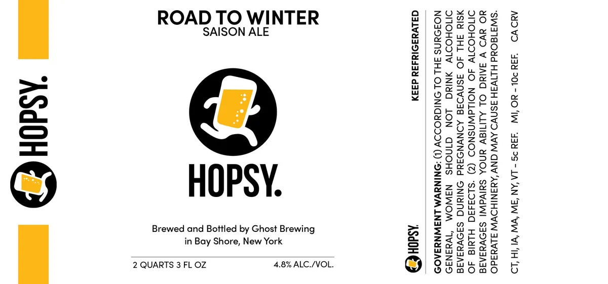 Road To Winter label