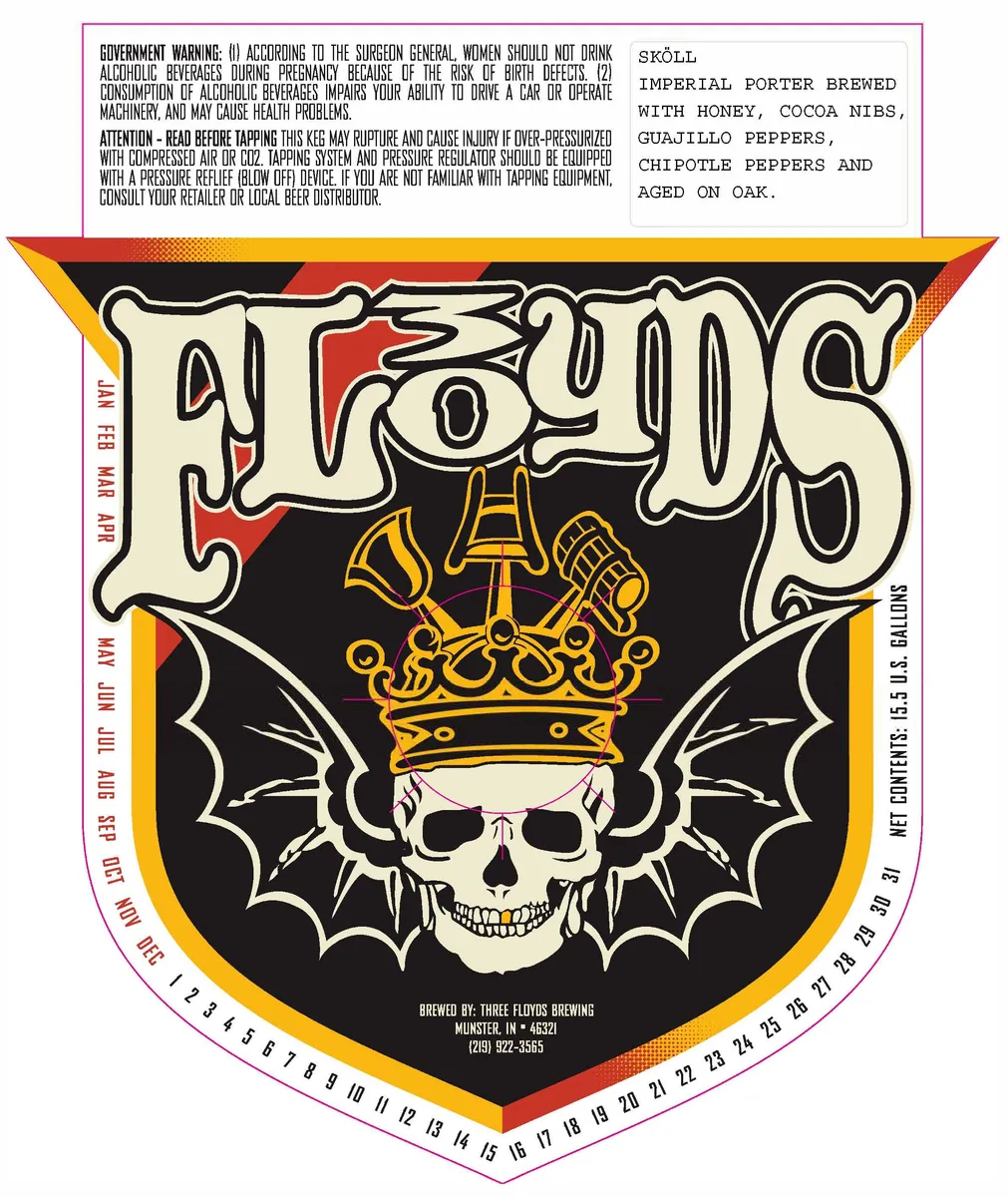 Sköll — full label as filed with TTB
