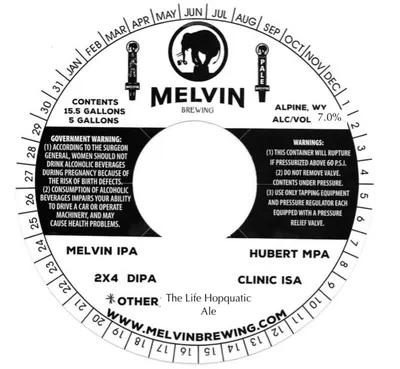The Life Hopquatic Ale label