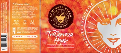 TriCerveza Hops label