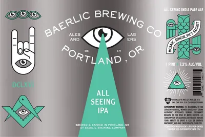 All Seeing IPA label