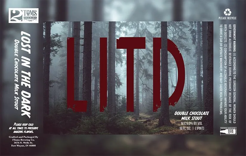 Lost In The Dark — full label as filed with TTB