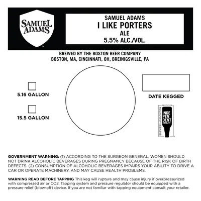 I Like Porters label