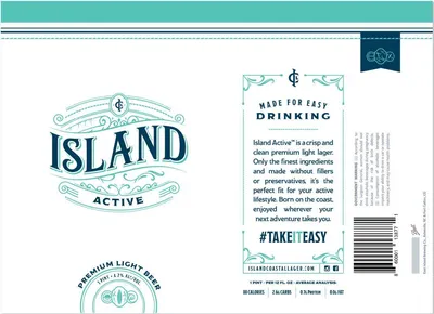 Island Active label
