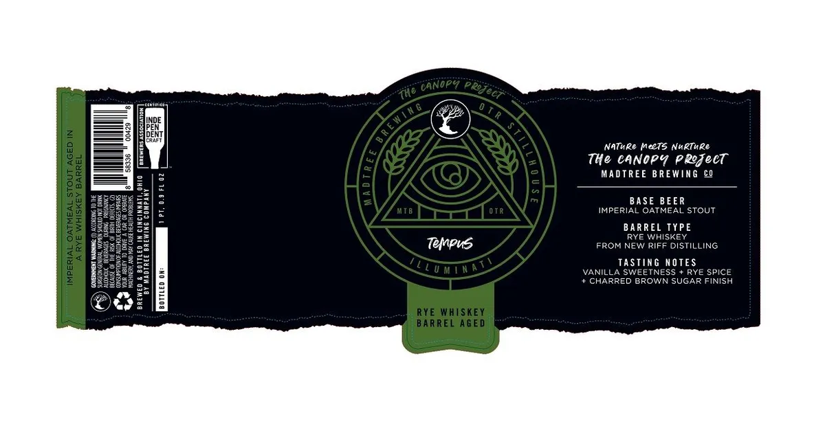 Tempus - Rye — full label as filed with TTB