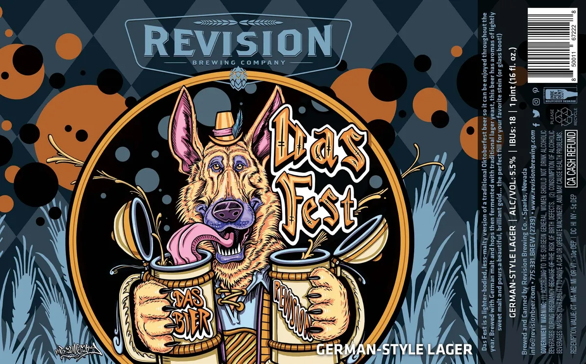 Das Fest — full label as filed with TTB