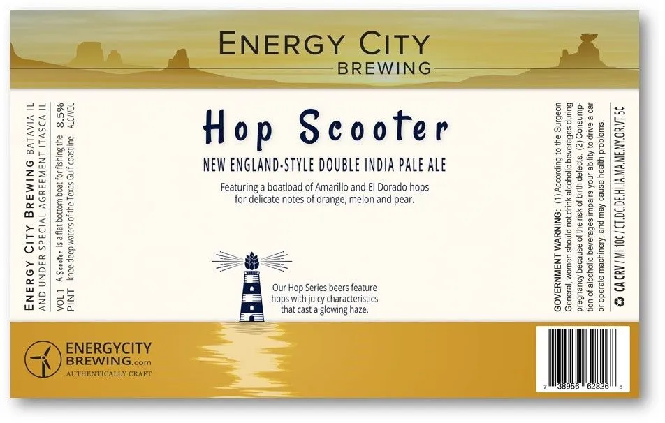 Hop Scooter — full label as filed with TTB