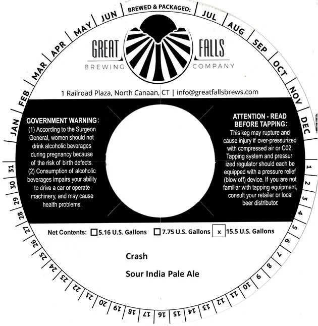 Crash — full label as filed with TTB