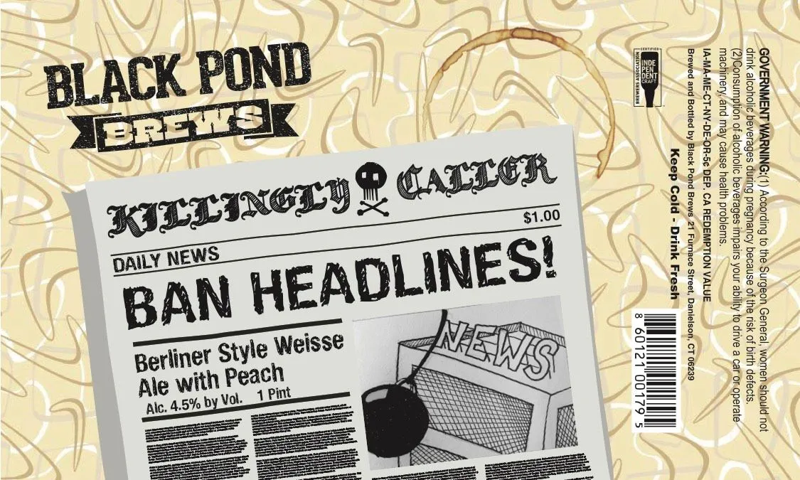 Ban Headlines — full label as filed with TTB