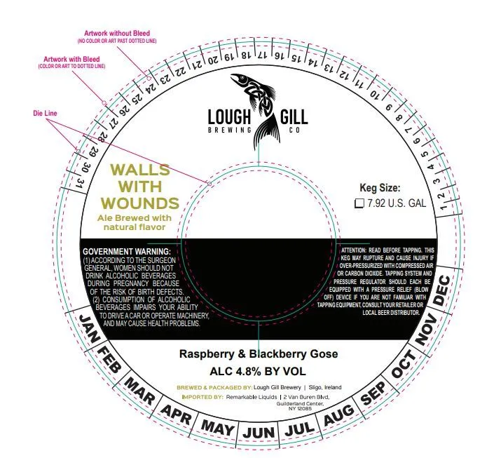 Walls With Wounds — full label as filed with TTB