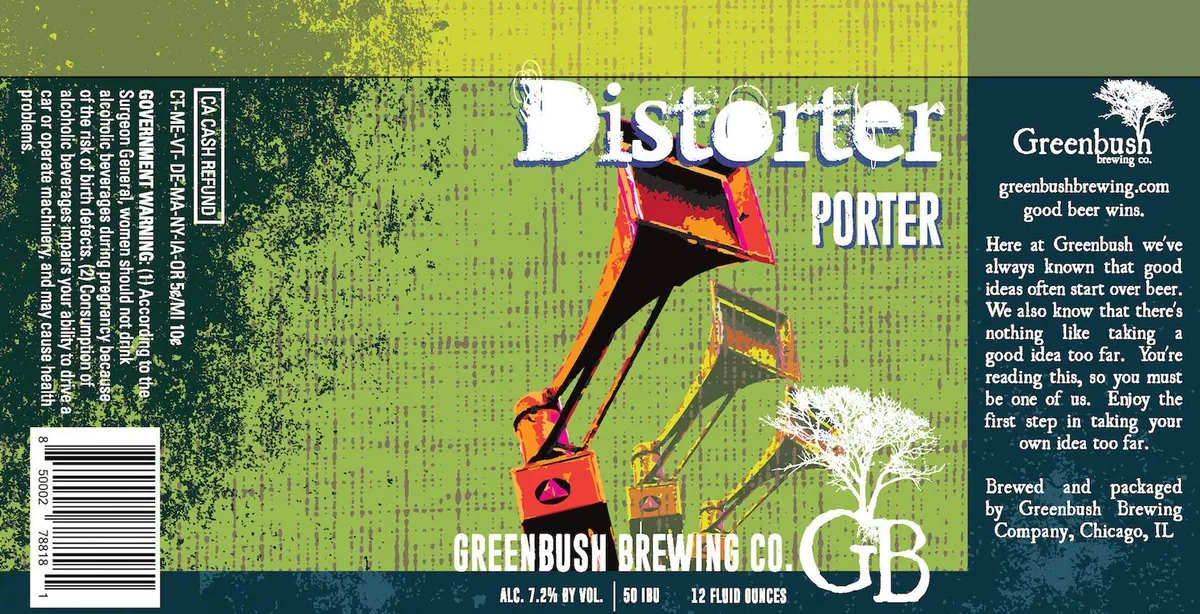 Distorter — full label as filed with TTB
