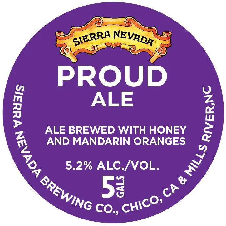 Proud Ale — full label as filed with TTB
