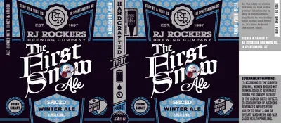 The First Snow Ale label
