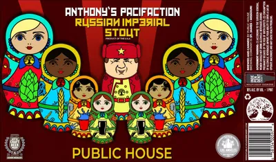Anthony's Pacification Russian Imperial Stout label