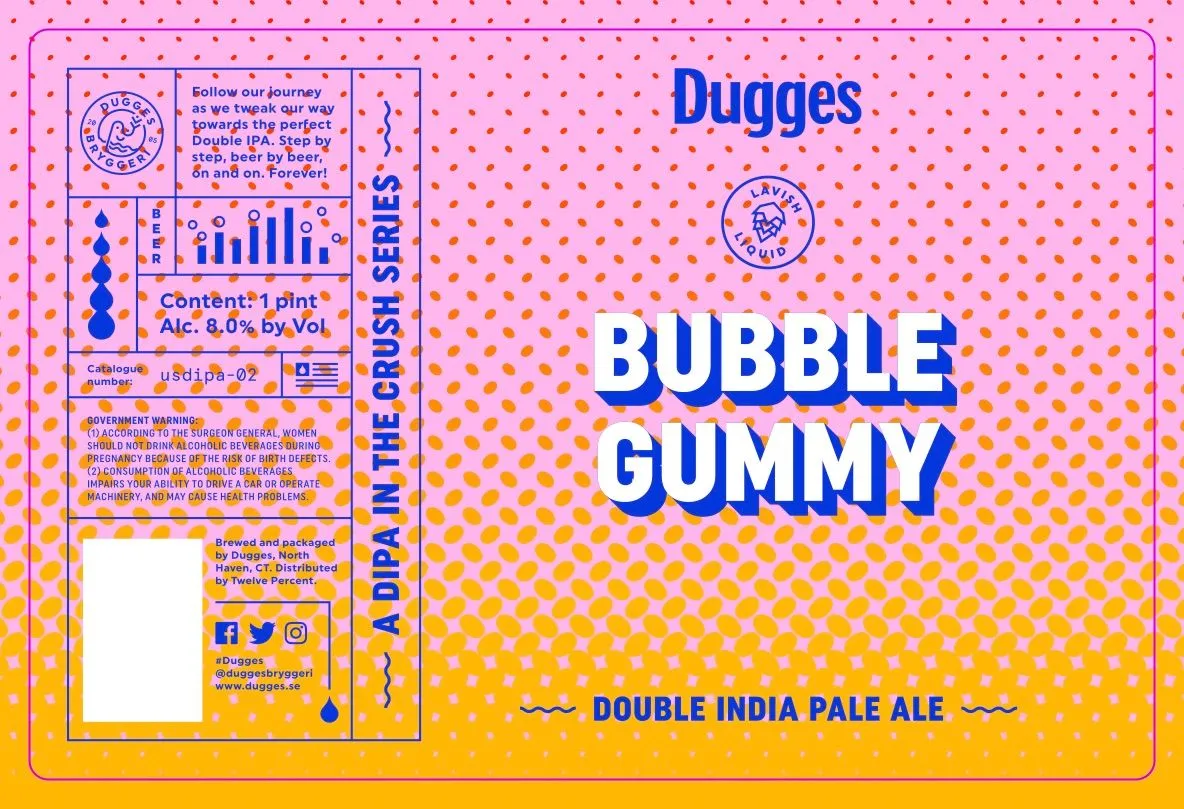 Bubble Gummy label