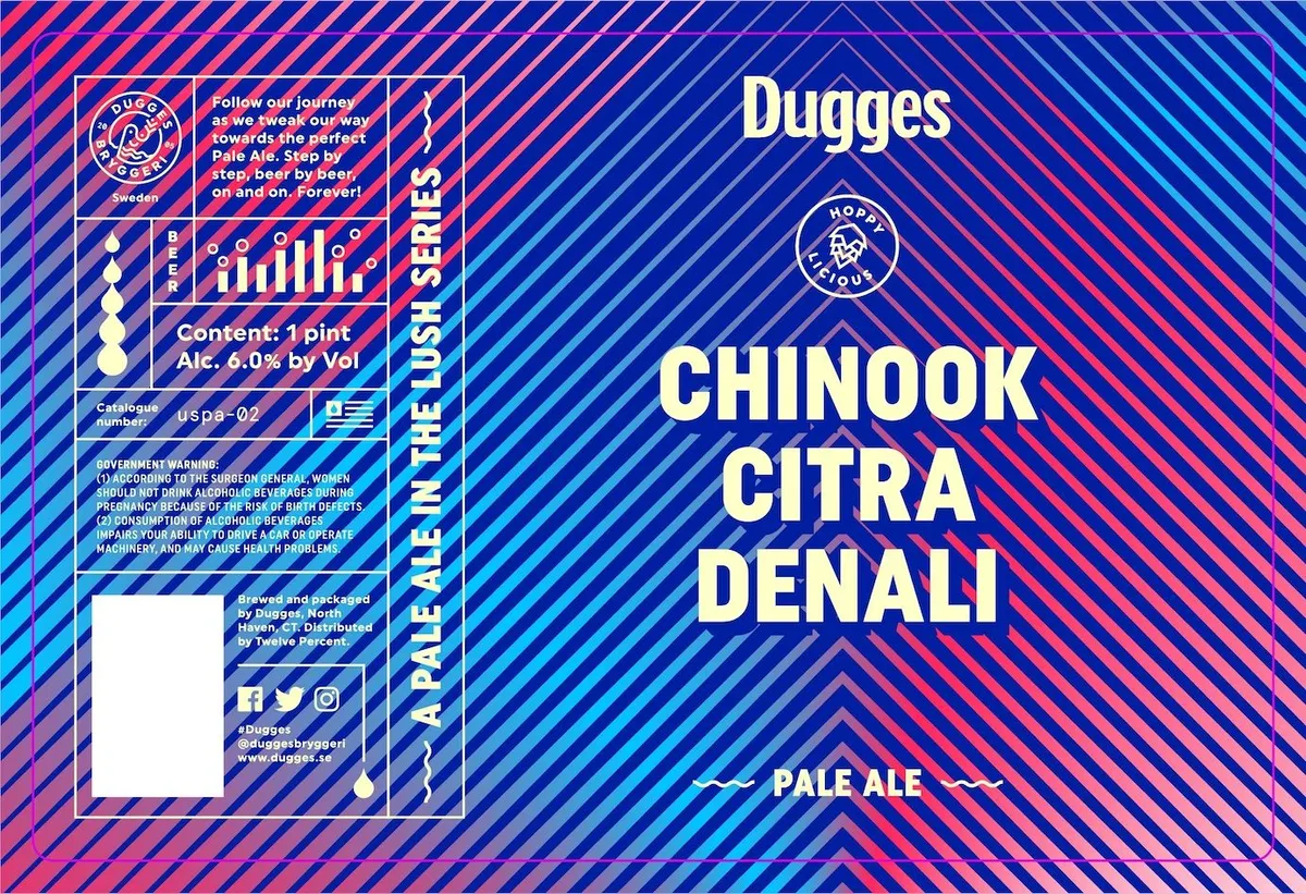 Chinook Citra Denali label