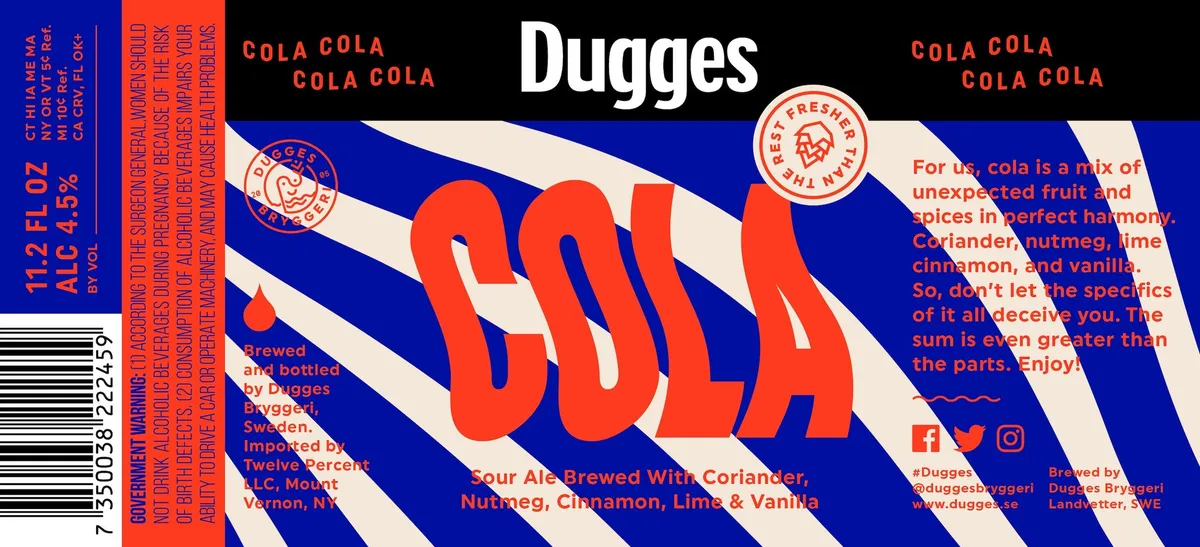 Cola — full label as filed with TTB