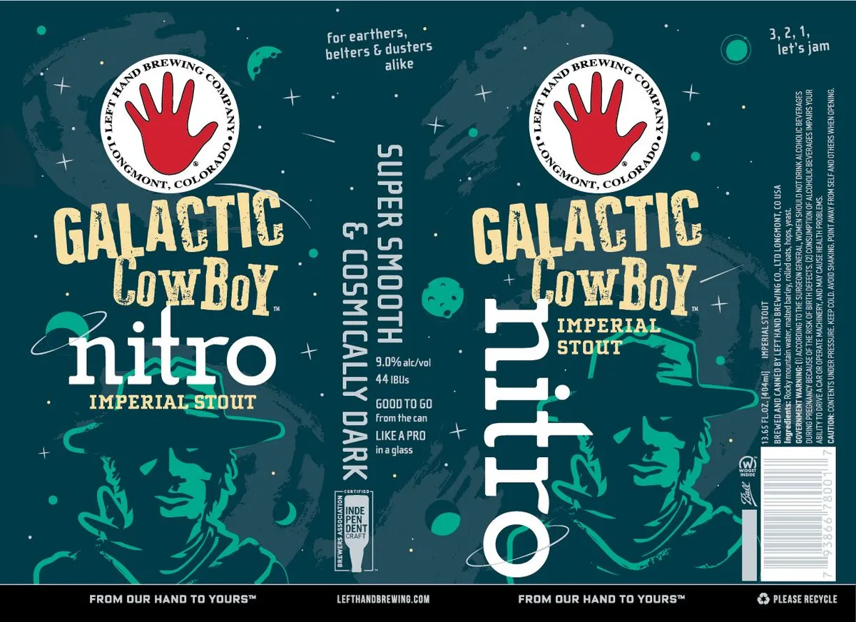 Galactic Cowboy Nitro — full label as filed with TTB