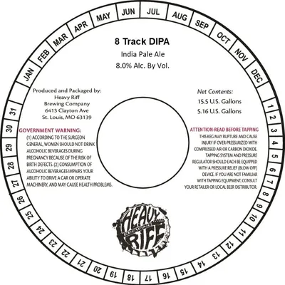 8 Track DIPA label