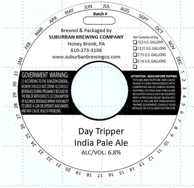 Day Tripper label