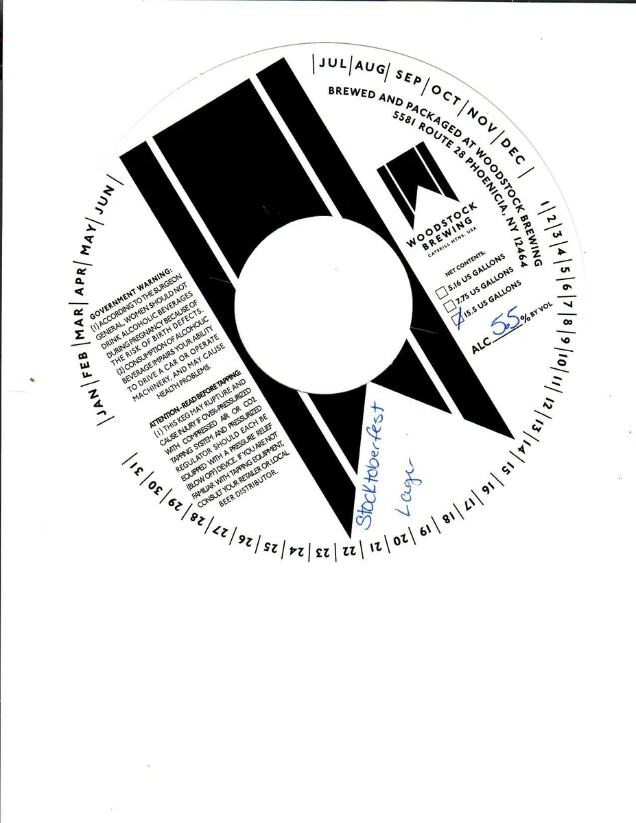 Stocktoberfest — full label as filed with TTB