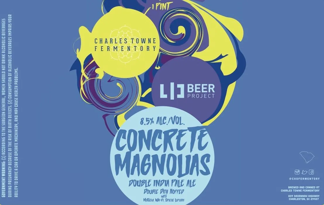 Concrete Magnolias — full label as filed with TTB