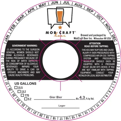 Gier Bier label