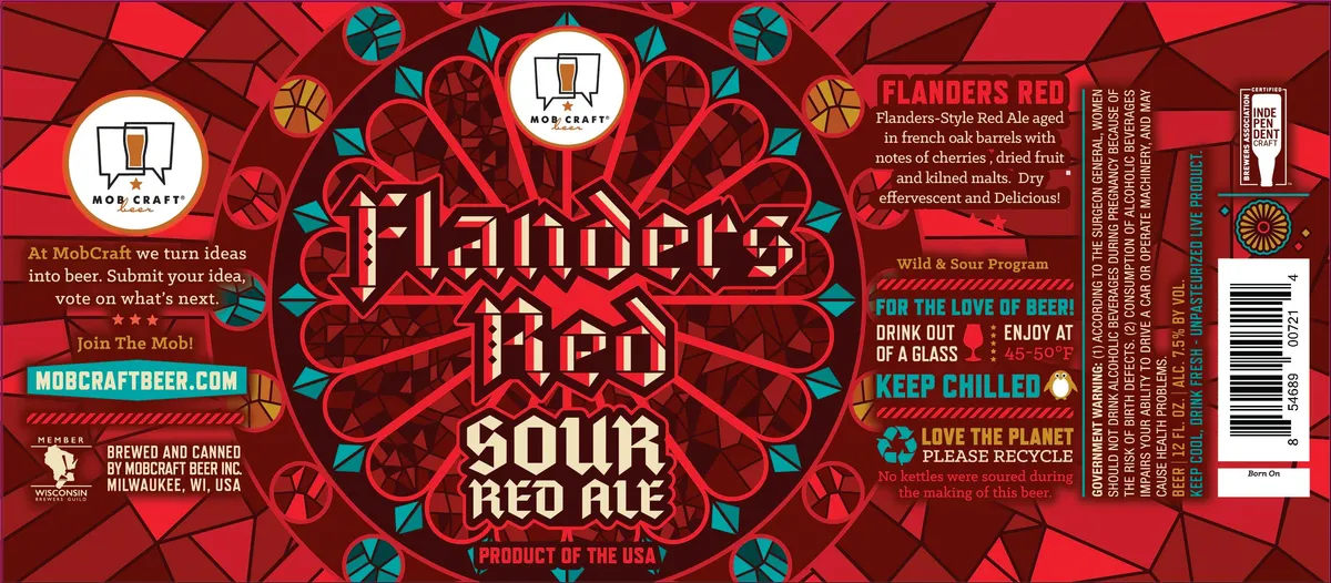Flanders Red — full label as filed with TTB
