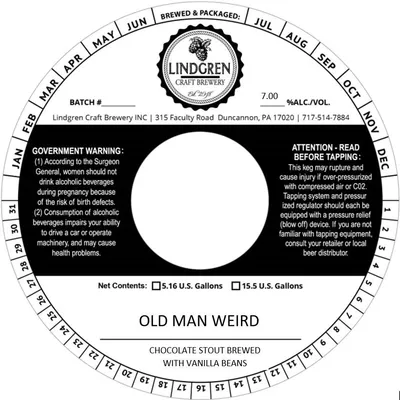 Old Man Weird label