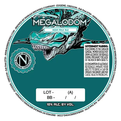 Megalodom label