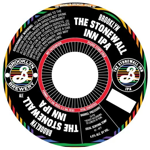 The Stonewall Inn IPA — full label as filed with TTB