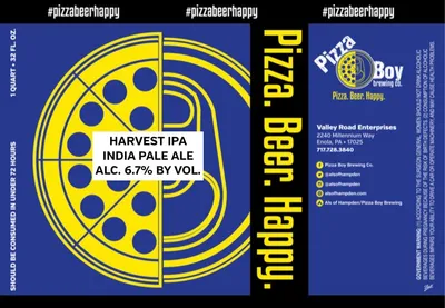 Harvest IPA label