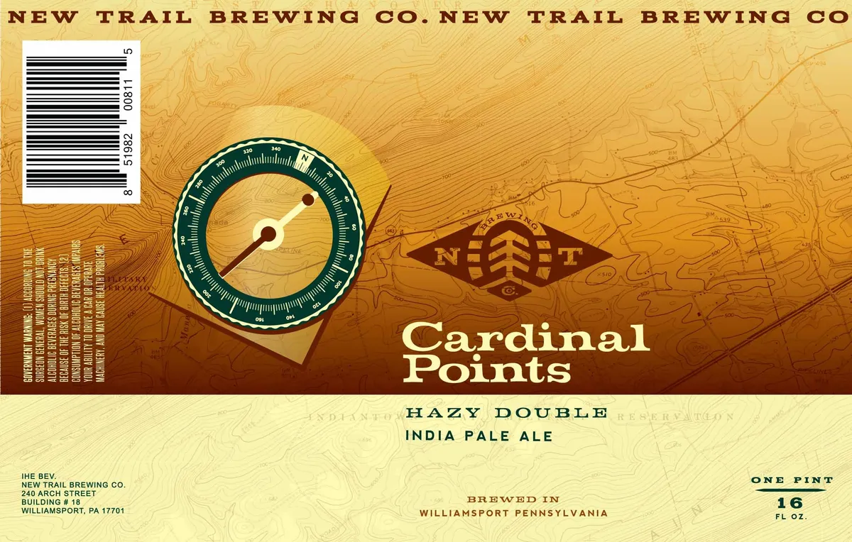 Cardinal Points — full label as filed with TTB