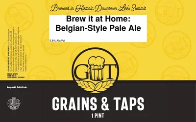 Brew It at Home: Belgian-Style Pale Ale label