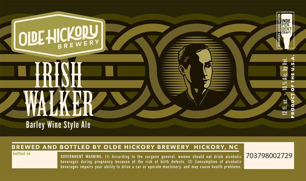 Irish Walker — full label as filed with TTB