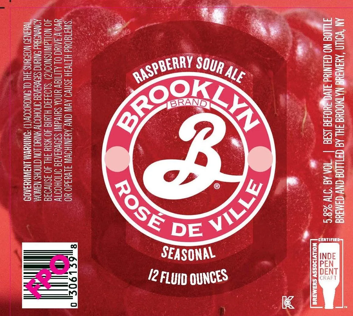 Rosé de Ville — full label as filed with TTB