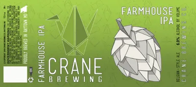 Farmhouse IPA label